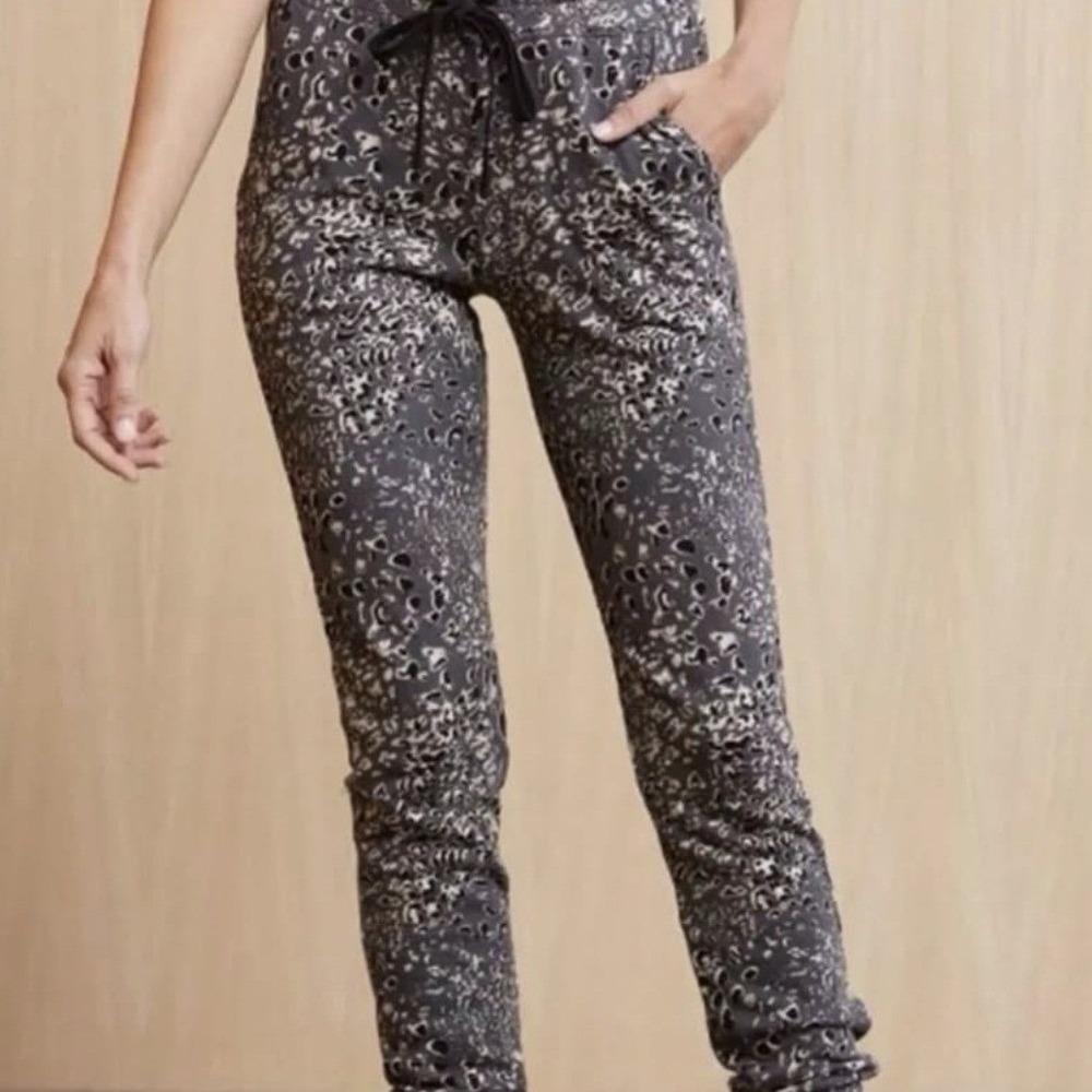 Sundry‎ Gray Leopard Pocket Jogger Women's XS